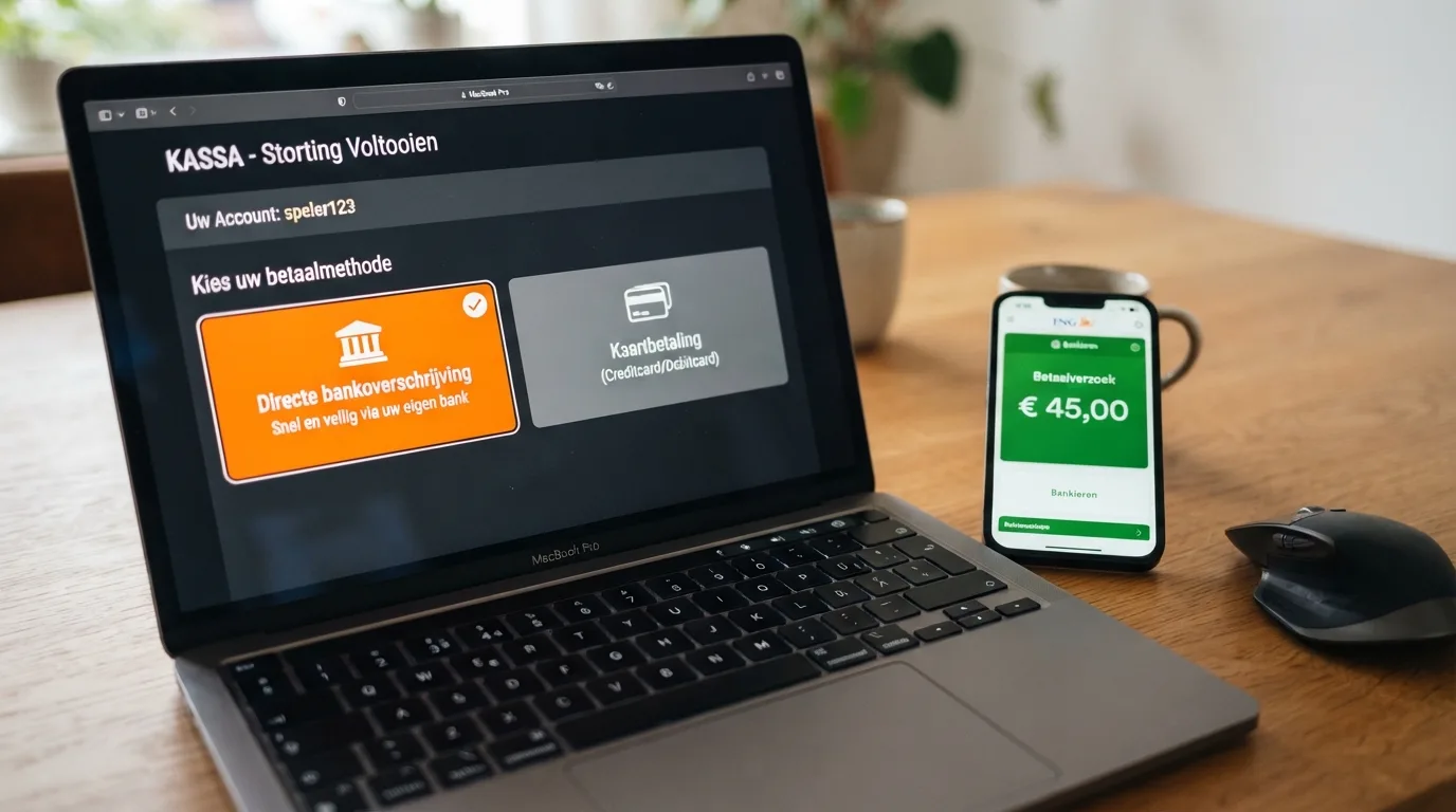 Een betaalscherm met de keuze tussen iDEAL en een kaartbetaling, met het Revolut-logo erboven.